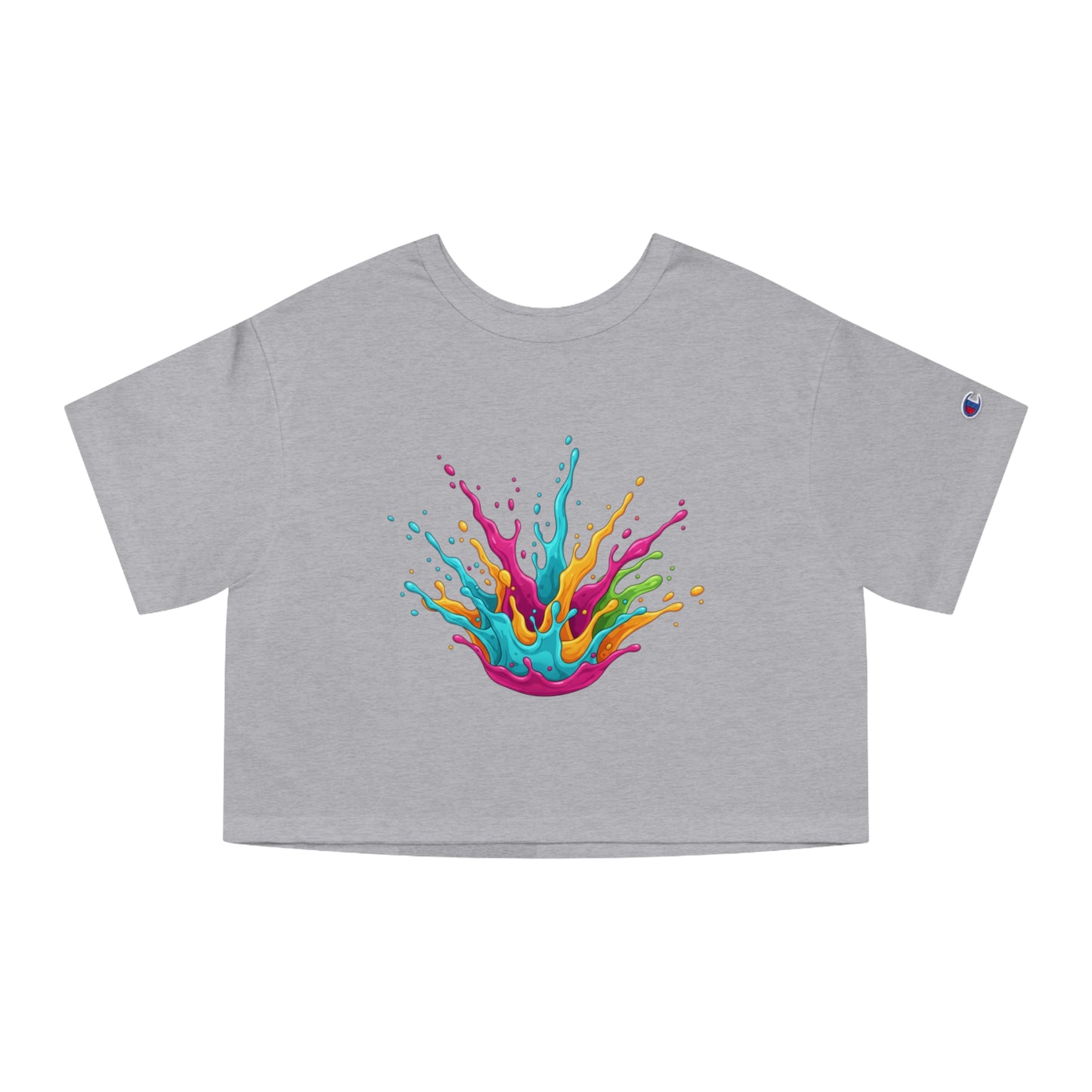 Color Splash Cropped Tee