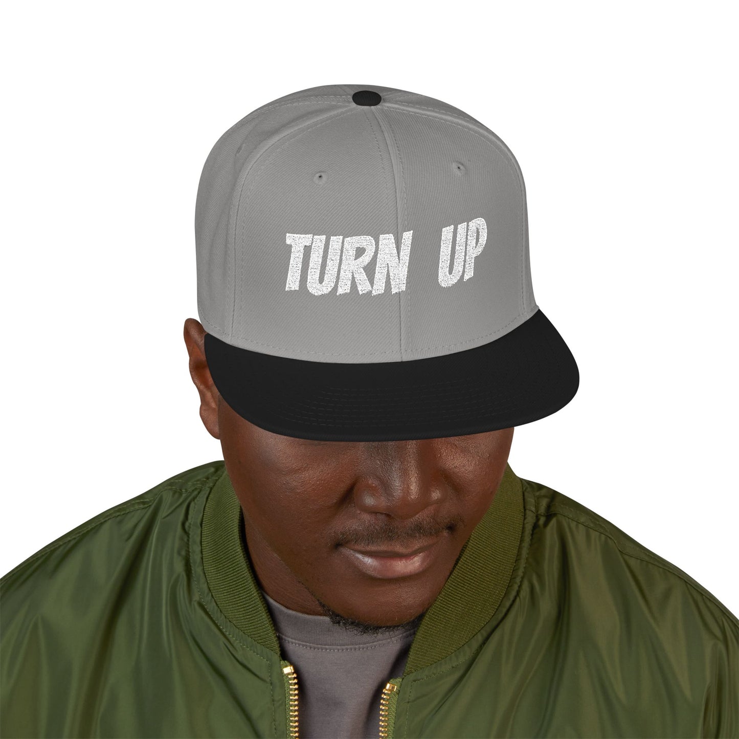 Snapback Hat — "Grown Up" Embroidered Streetwear Cap