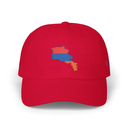 Armenia Flag Dad Cap — Embroidered Map Baseball Hat
