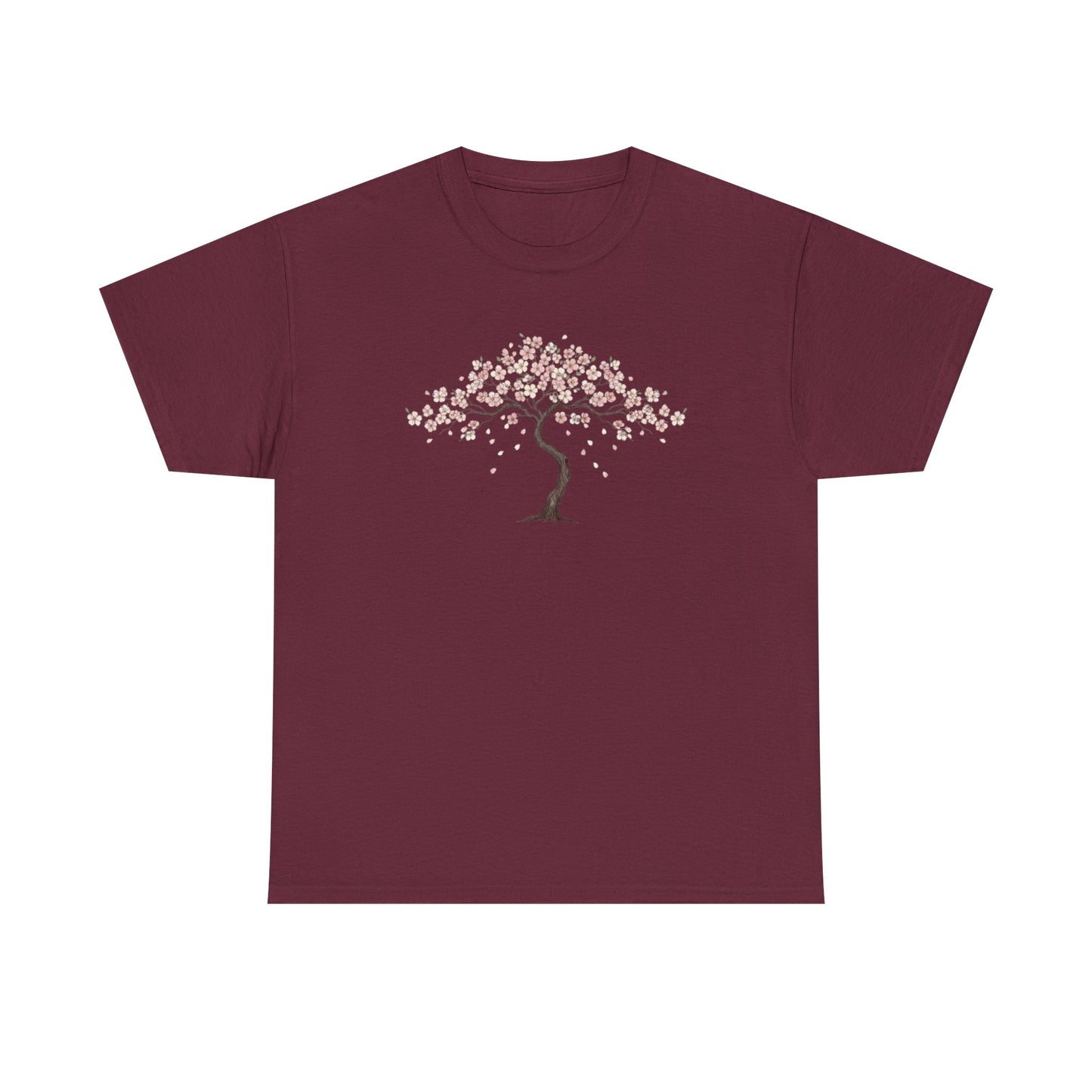 Cherry Blossom Tree T-Shirt — Minimal Floral Spring Tee