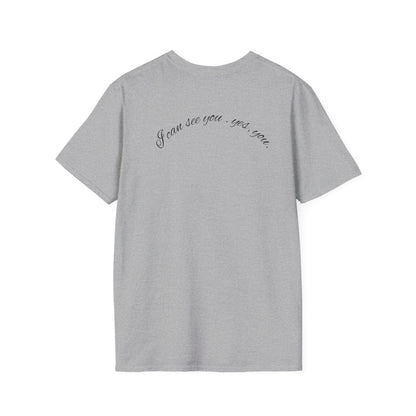 T-Shirt — 'Blink If You Love Me' Script Graphic Tee