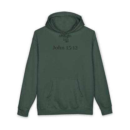John 15:12 Christian Hoodie — Love One Another Sweatshirt
