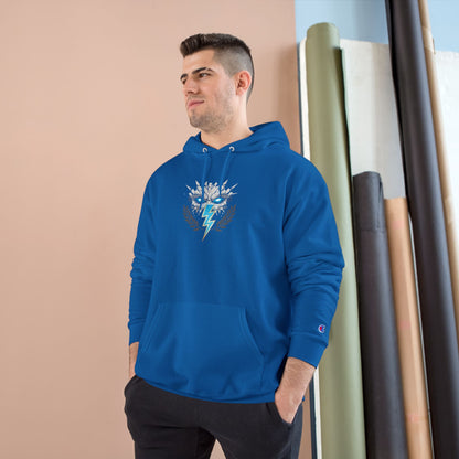 Champion Hoodie — Lightning Crest Athletic Logo Pullover