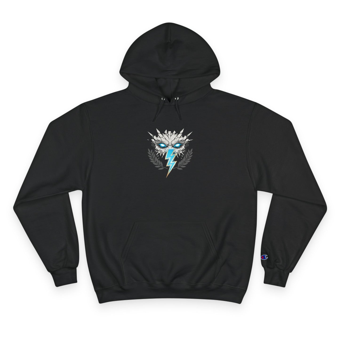 Champion Hoodie — Lightning Crest Athletic Logo Pullover