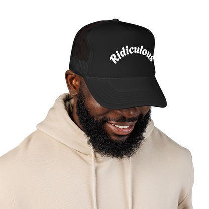 Ridiculous Foam Trucker Hat — Funny Retro Script Mesh Cap