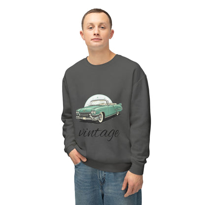 Vintage Green Classic Car Crewneck Sweatshirt