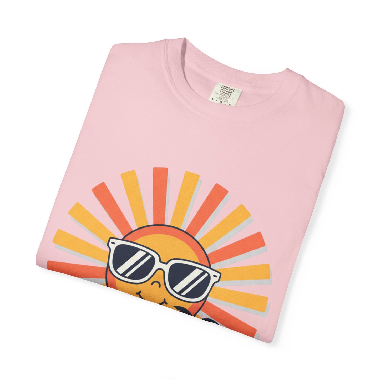 Summer Vibes T-Shirt — Retro Sun with Sunglasses Beach Graphic