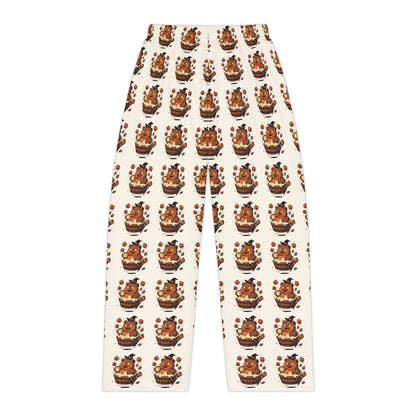 Cozy Women's Pajama Pants with Cute Dessert Print | Comfortable Lounge Wear, Sleepwear, Gift for Her, Holiday Cozy Clothes