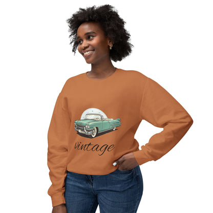 Vintage Green Classic Car Crewneck Sweatshirt