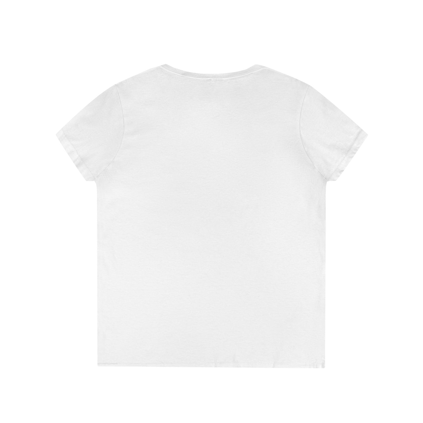Rose Bouquet V-Neck Tee — Floral Garden Ladies' T-Shirt