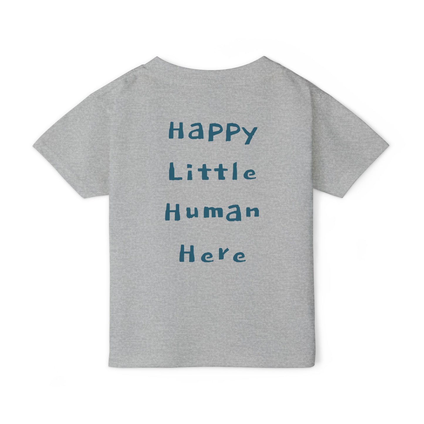 Little Explorer Toddler T‑Shirt — Cute Animal Crew with “Little Explorer” Front & “Happy Little Human Here” Back