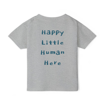Little Explorer Toddler T‑Shirt — Cute Animal Crew with “Little Explorer” Front & “Happy Little Human Here” Back
