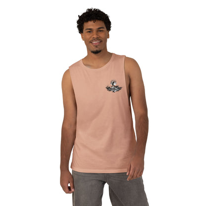 Barnard Tree Tank Top — Minimalist Chest Logo Athletic Tank
