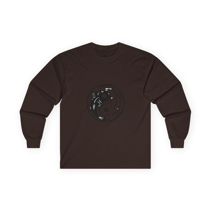 Yin Yang Koi Fish Long Sleeve Tee — Zen Balance Graphic Shirt