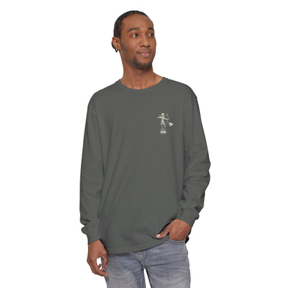 Cupid Cherub Long Sleeve Tee — Vintage Cupid Heart Graphic