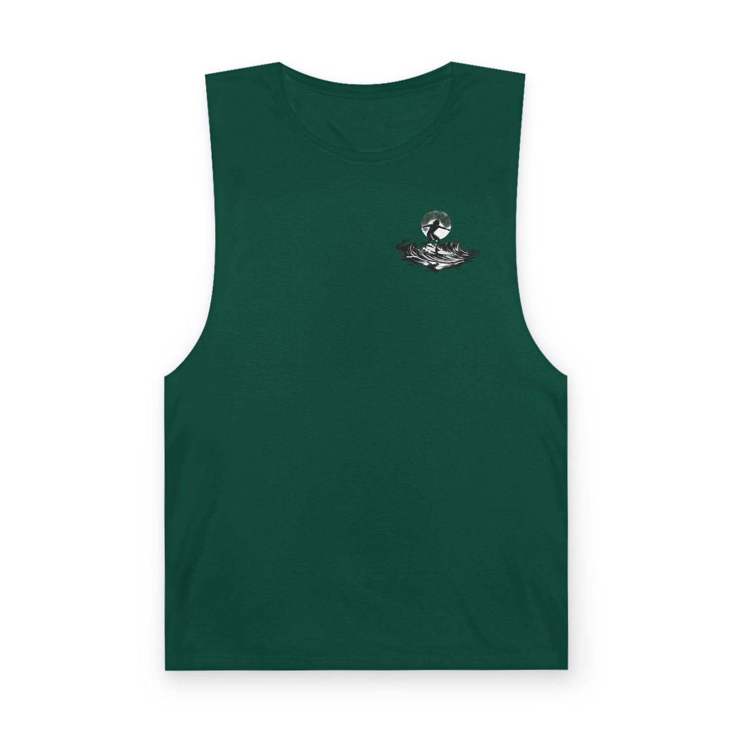 Barnard Tree Tank Top — Minimalist Chest Logo Athletic Tank