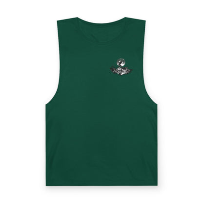 Barnard Tree Tank Top — Minimalist Chest Logo Athletic Tank