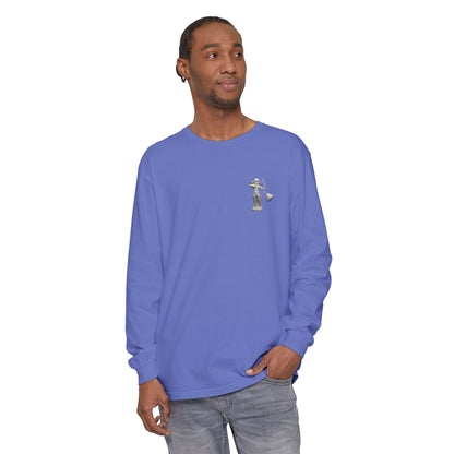 Cupid Cherub Long Sleeve Tee — Vintage Cupid Heart Graphic