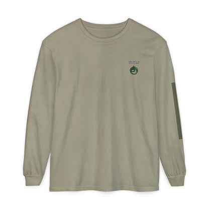 Minimalist Green Drop Long Sleeve T-Shirt