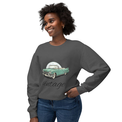Vintage Green Classic Car Crewneck Sweatshirt