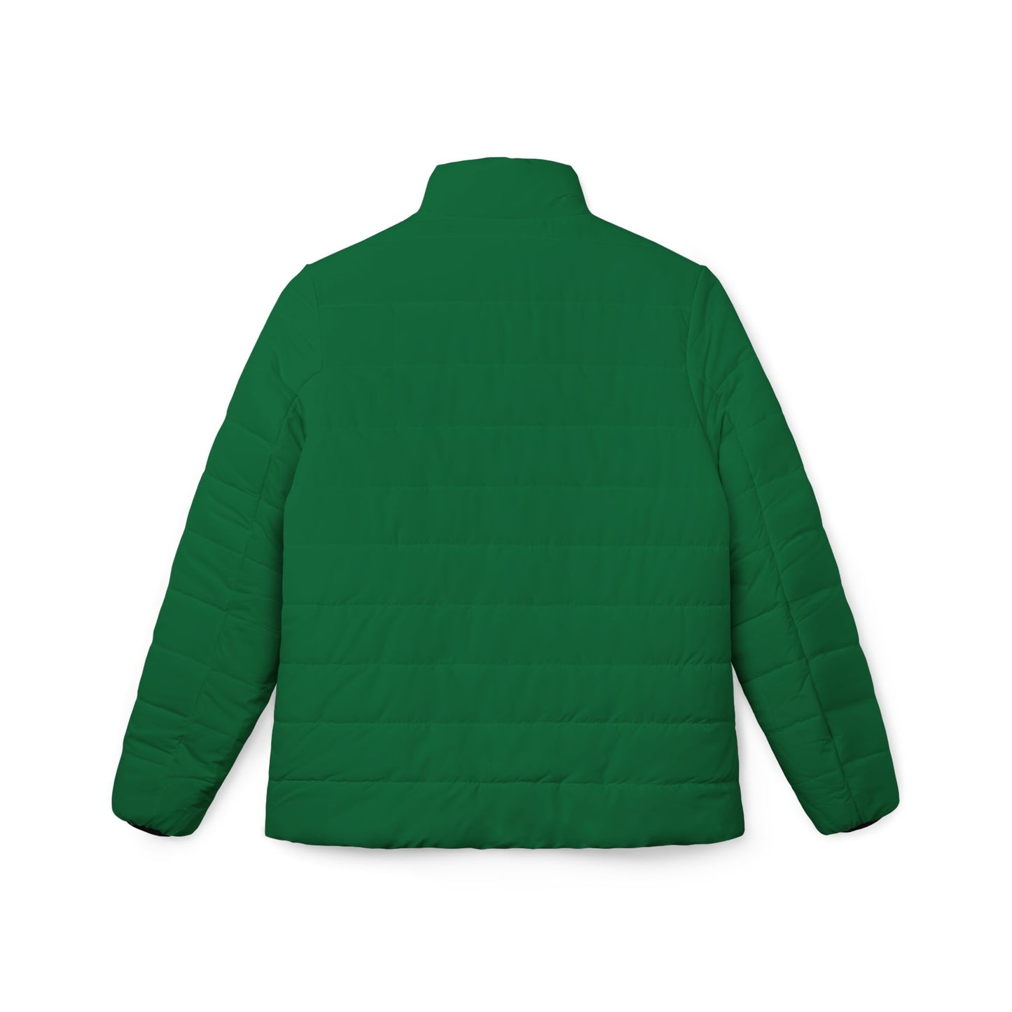 Women’s Green Puffer Jacket — Lightweight Quilted Coat for Cold Weather