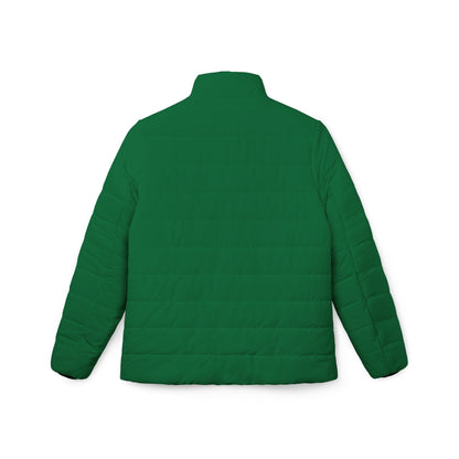 Women’s Green Puffer Jacket — Lightweight Quilted Coat for Cold Weather