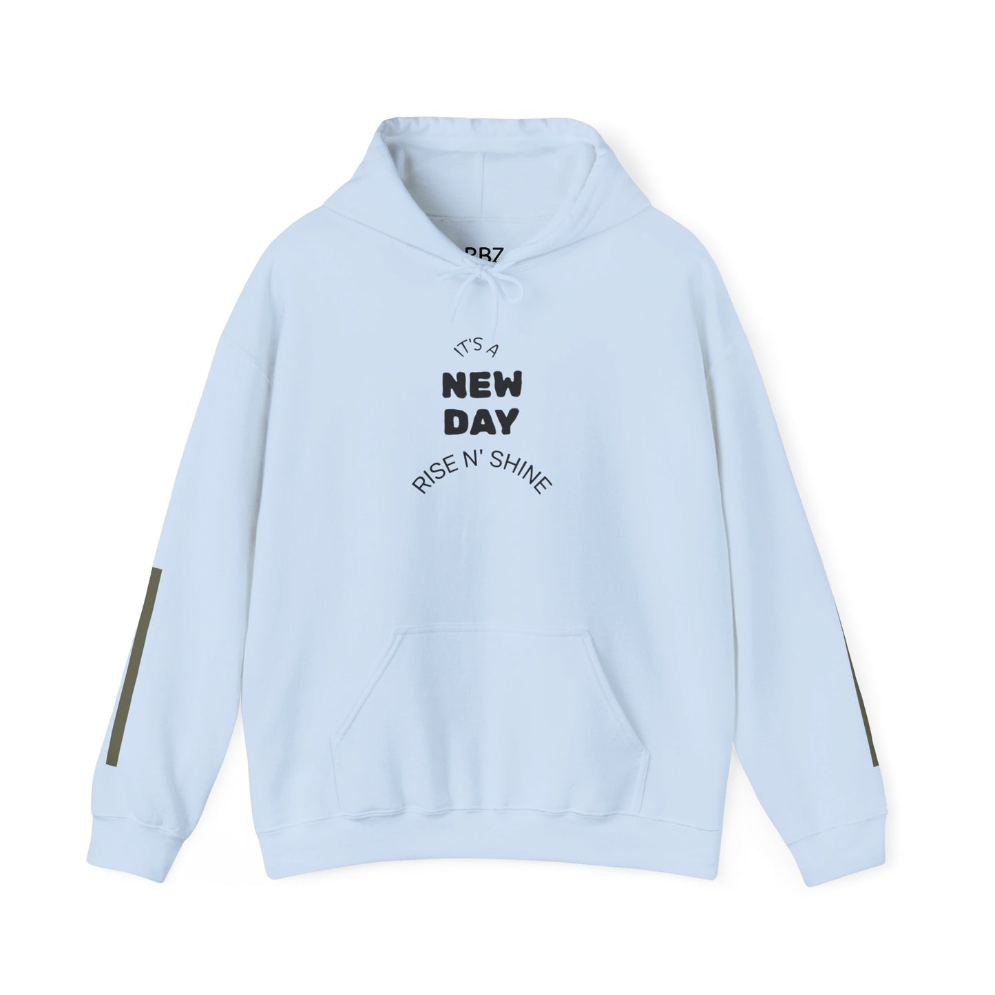 Motivational Hooded Sweatshirt with Star Design | Perfect for Everyday Wear, Gifts, and Cozy Days, Rise N' Shine, Unisex Hoodie