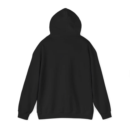 Windswept Tree Hoodie – Minimal Black Ink Nature Pullover