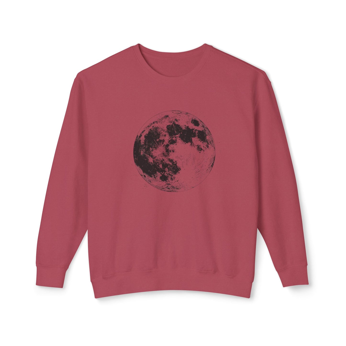 Moon Phase Crewneck Sweatshirt — Vintage Lunar Graphic Pullover
