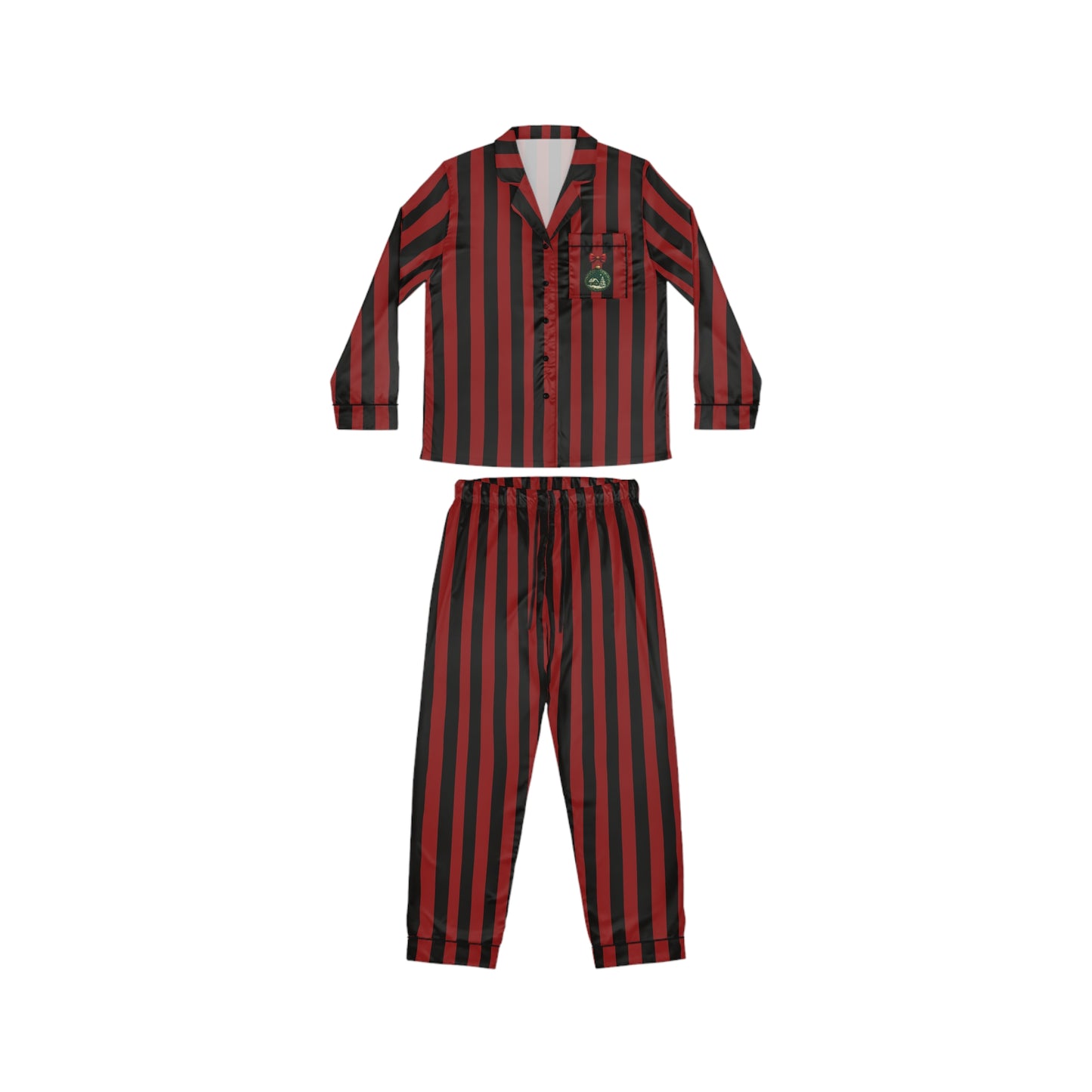 Chic Women's Satin Pajamas, Stylish Sleepwear Set, Comfortable Lounge Outfit, Ideal for Sleepovers, Valentine's Day Gift, Cozy Nights
