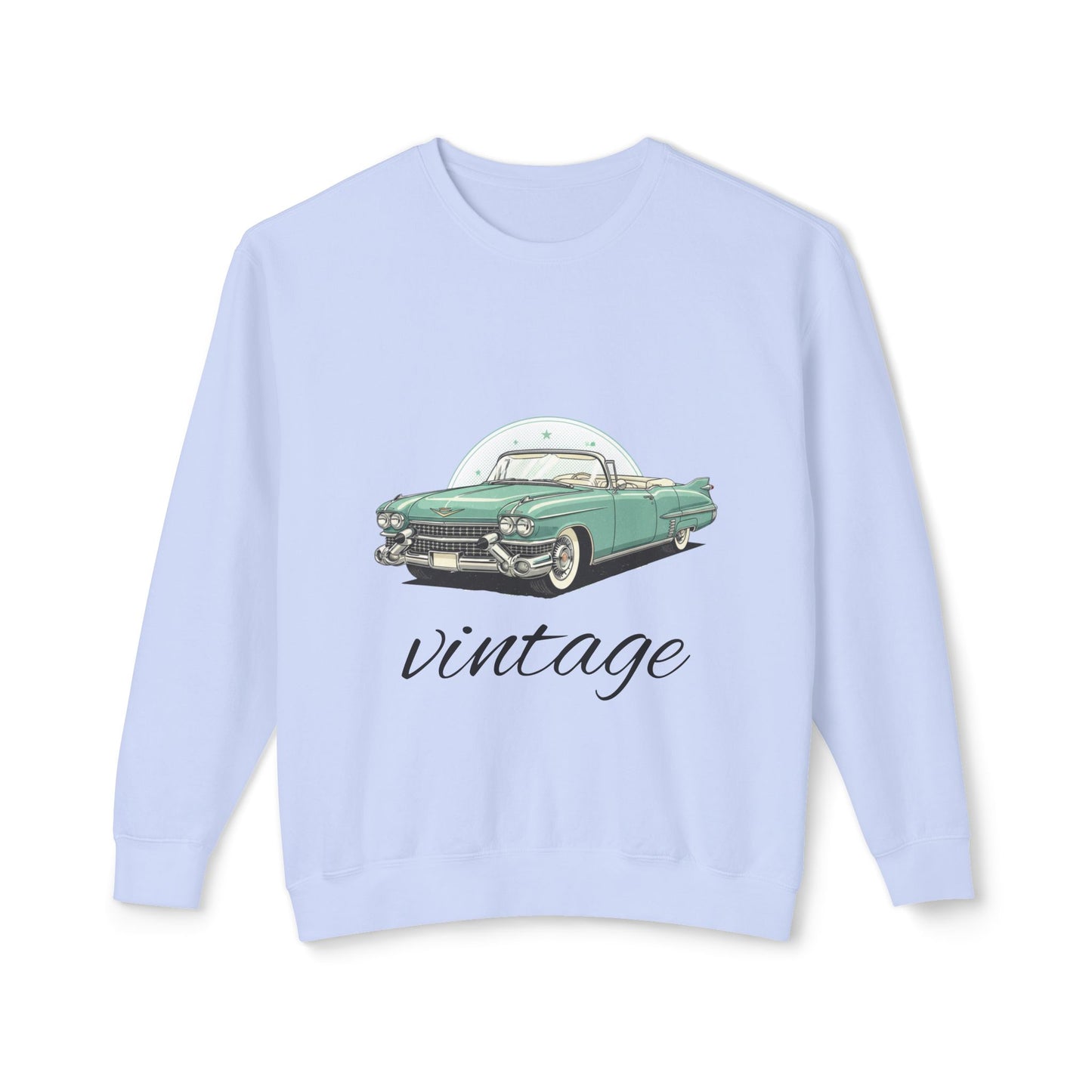 Vintage Green Classic Car Crewneck Sweatshirt