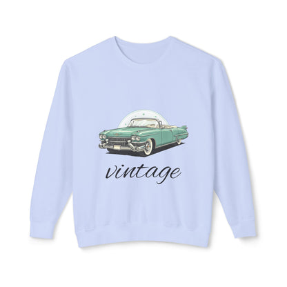 Vintage Green Classic Car Crewneck Sweatshirt