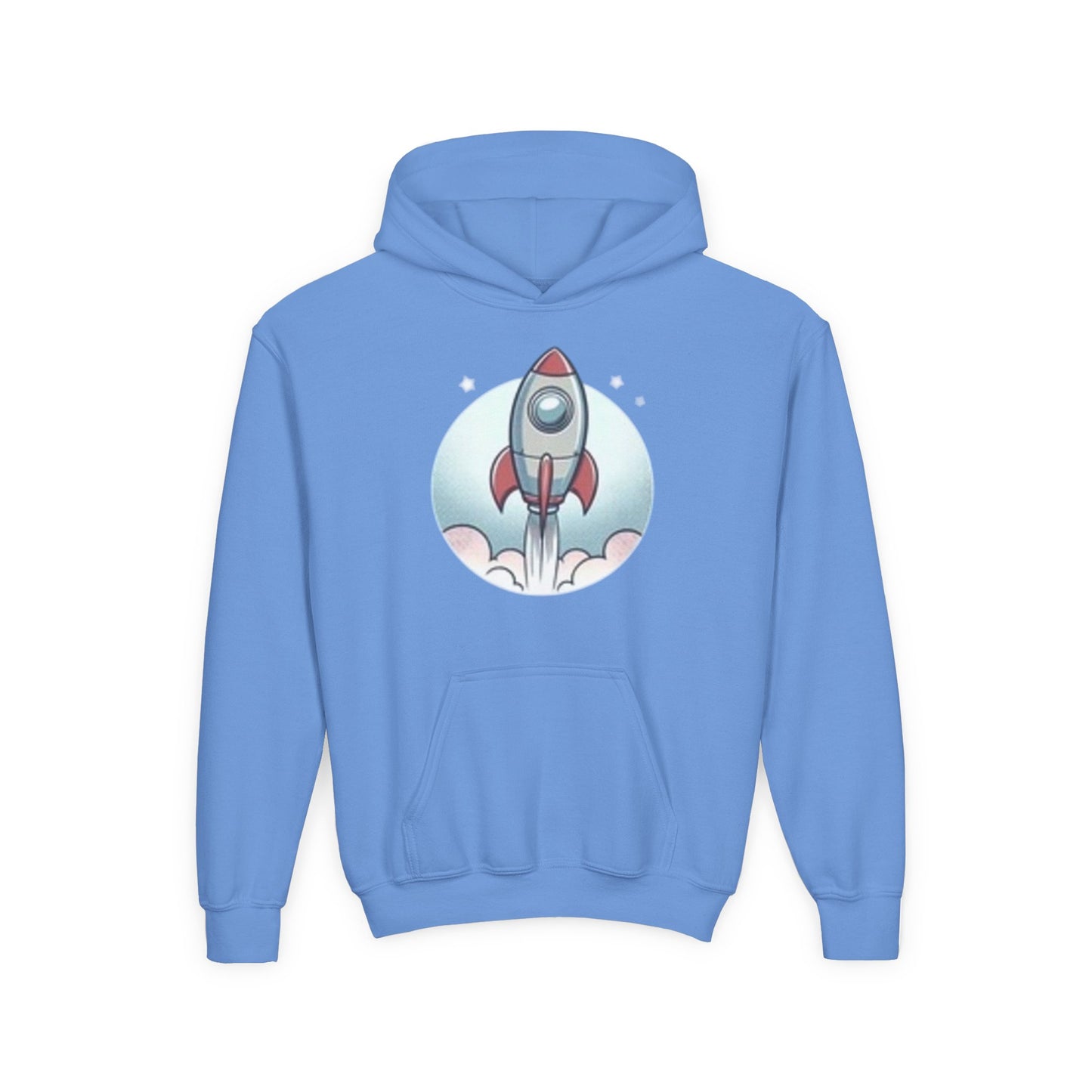 Rocket Launch Youth Hoodie, Dream Big Hooded Sweatshirt, Kids Space Hoodie, Future Astronaut Gift, Inspirational Sweatshirt
