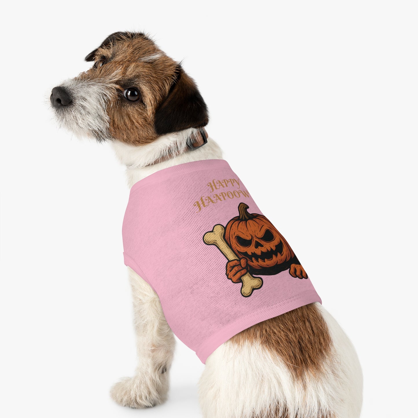 Halloween Pet Tank Top, Dog Costume, Pumpkin Themed, Fall Fashion, Pet Apparel, Seasonal Wear