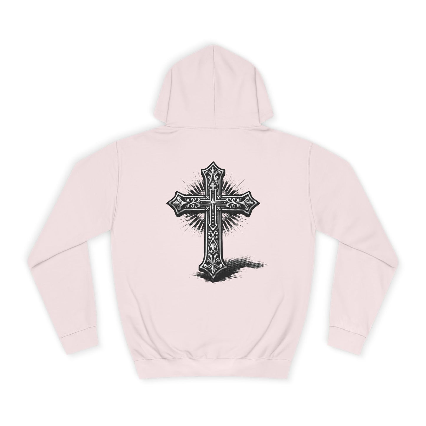 Religious Cross Hoodie — Ornate Gothic Cross Pullover