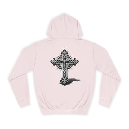 Religious Cross Hoodie — Ornate Gothic Cross Pullover