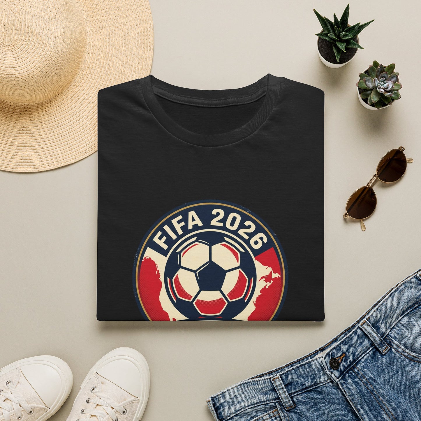 FIFA 2026 Soccer World Cup T-Shirt — Retro Football Fan Tee