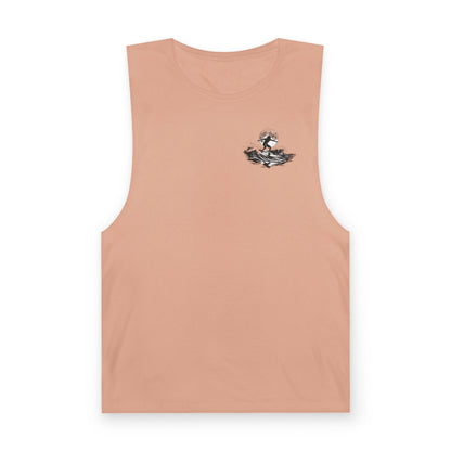 Barnard Tree Tank Top — Minimalist Chest Logo Athletic Tank