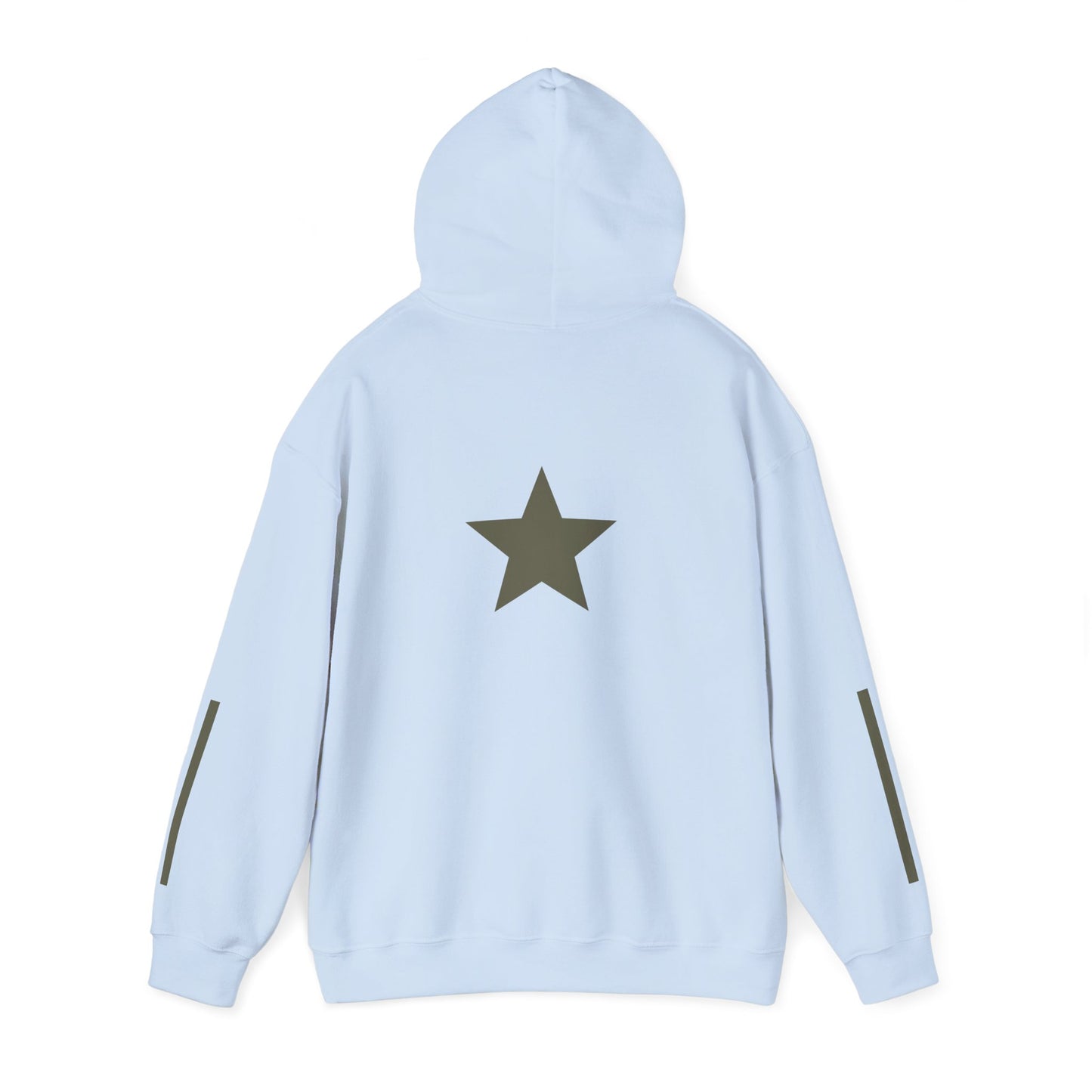 Motivational Hooded Sweatshirt with Star Design | Perfect for Everyday Wear, Gifts, and Cozy Days, Rise N' Shine, Unisex Hoodie