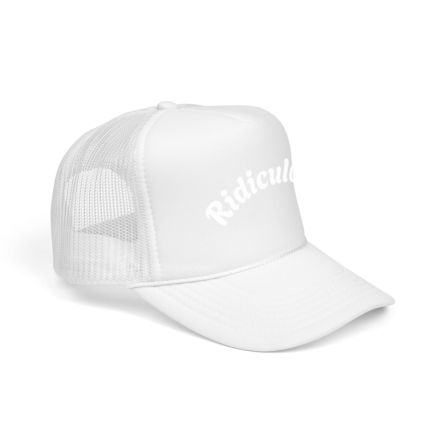 Ridiculous Foam Trucker Hat — Funny Retro Script Mesh Cap
