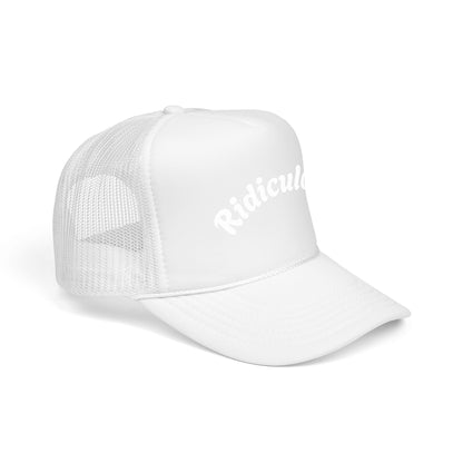 Ridiculous Foam Trucker Hat — Funny Retro Script Mesh Cap