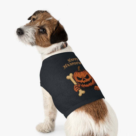 Halloween Pet Tank Top, Dog Costume, Pumpkin Themed, Fall Fashion, Pet Apparel, Seasonal Wear