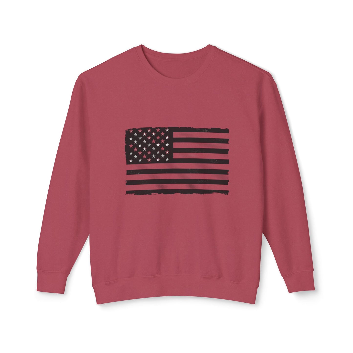 Vintage Distressed American Flag Sweatshirt