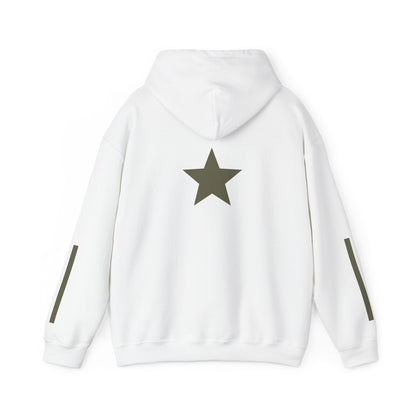 Motivational Hooded Sweatshirt with Star Design | Perfect for Everyday Wear, Gifts, and Cozy Days, Rise N' Shine, Unisex Hoodie