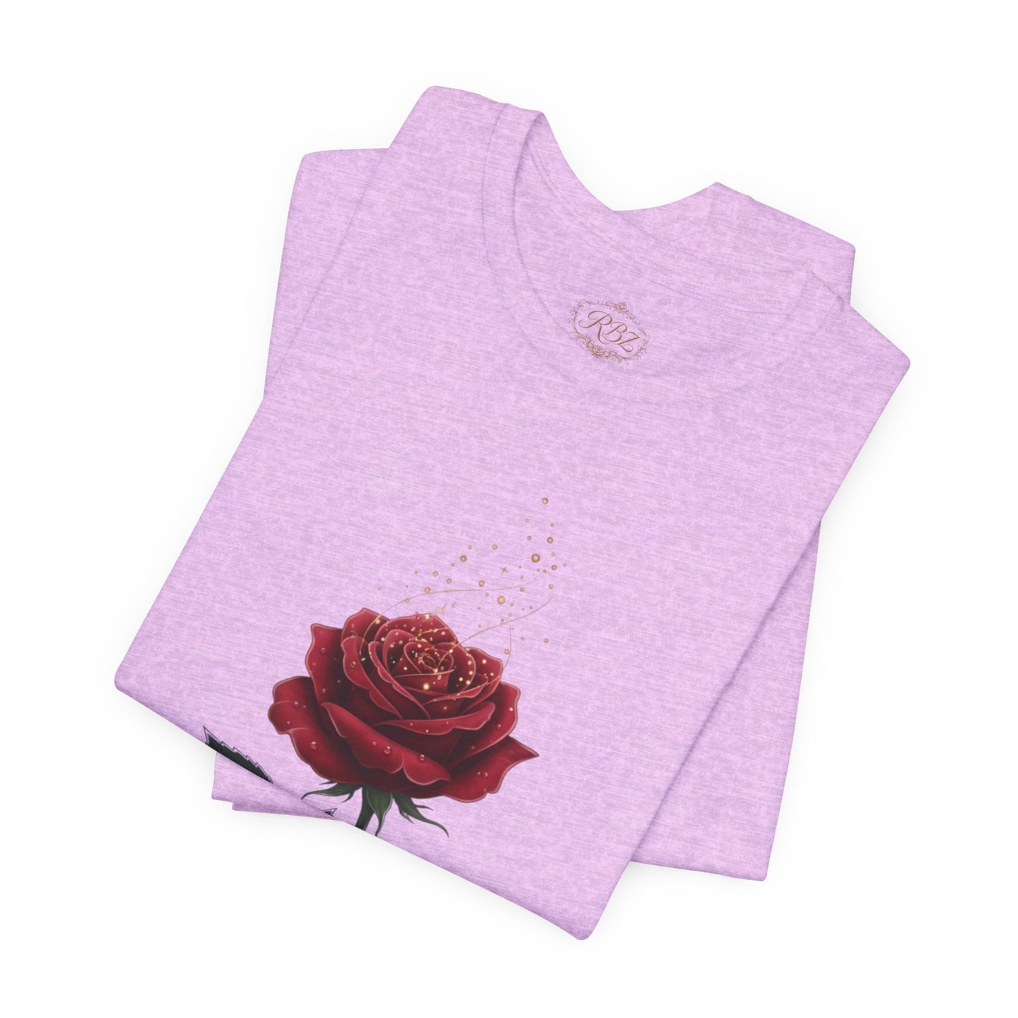 Red Rose Graphic Tee - Vintage Single Bloom T-Shirt