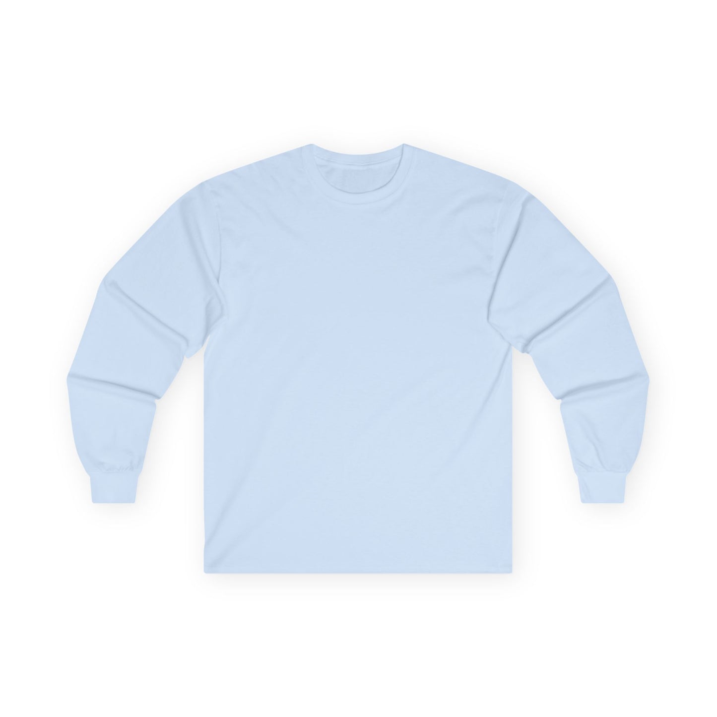 Long Sleeve Tee — "Breathe, Believe and Trust Yourself" Inspirational Back Text
