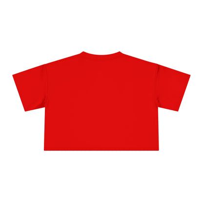 Strawberry Trio Women's Crop Tee — Cute Fruit Graphic Summer Top