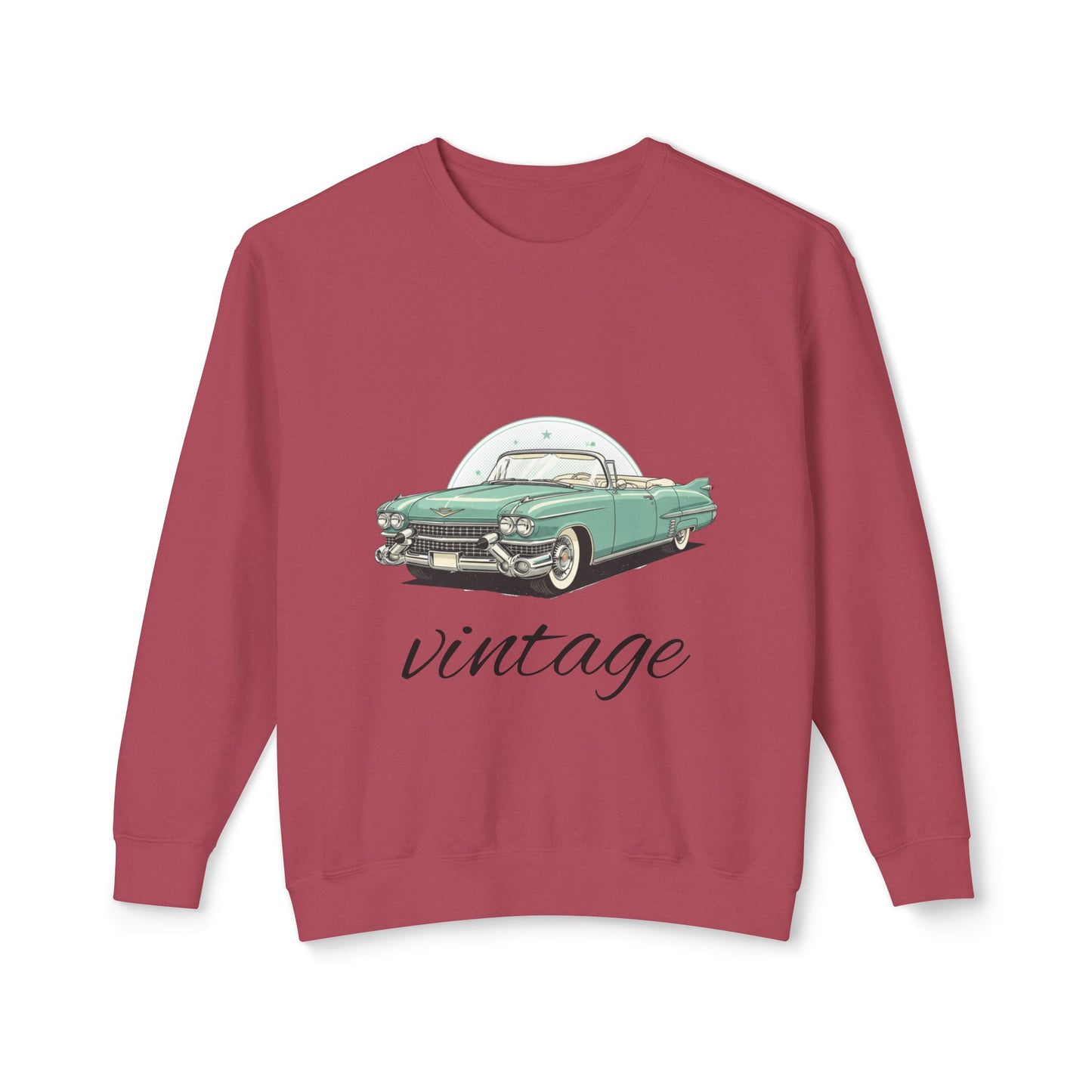Vintage Green Classic Car Crewneck Sweatshirt