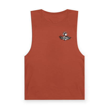 Barnard Tree Tank Top — Minimalist Chest Logo Athletic Tank
