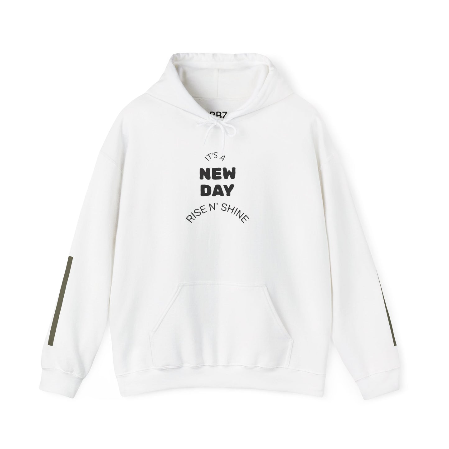 Motivational Hooded Sweatshirt with Star Design | Perfect for Everyday Wear, Gifts, and Cozy Days, Rise N' Shine, Unisex Hoodie